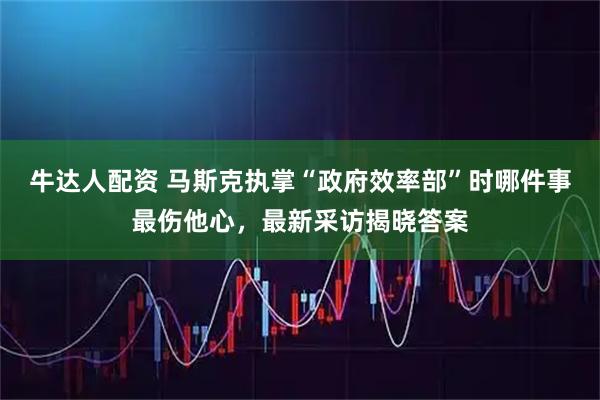牛达人配资 马斯克执掌“政府效率部”时哪件事最伤他心，最新采访揭晓答案